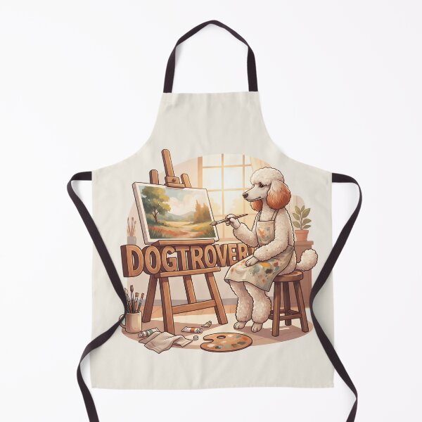 Item preview, Creative Dogtrovert Poodle Painting Art designed and sold by MythicCotton.