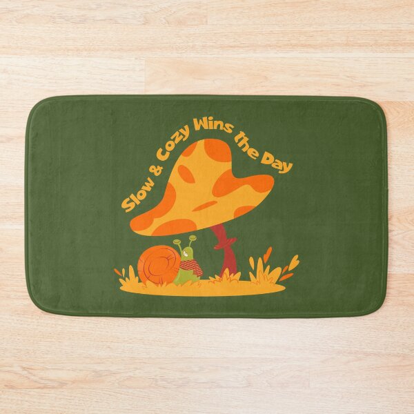 Item preview, Slow and Cozy Snail Mushroom Cottagecore Fall Design designed and sold by Sachie's Studio.