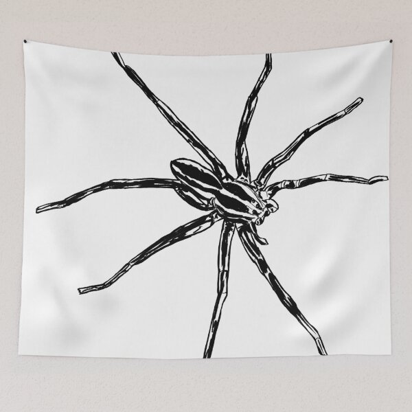 Item preview, Wolf Spider in Black and White designed and sold by CaffeineCraftedCreations.