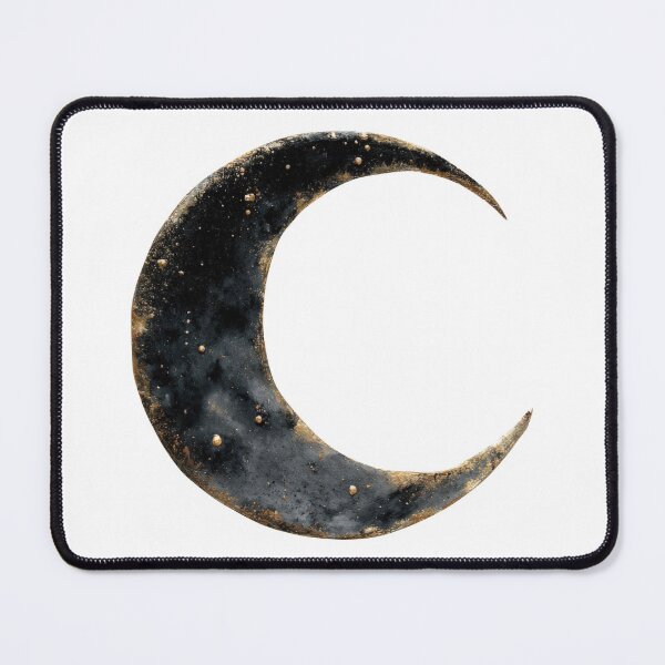 Item preview, Mystical crescent moon dark gold celestial aesthetic designed and sold by olenapetol.