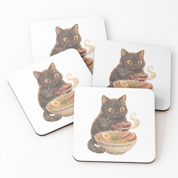 Item preview, Gaming Ramen Cat - Cute Cat Otaku T-Shirt designed and sold by LoFizzy.