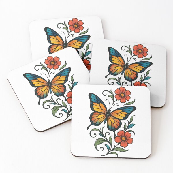 Item preview, Style Monarch Butterfly and Floral designed and sold by resomrazimkul15.