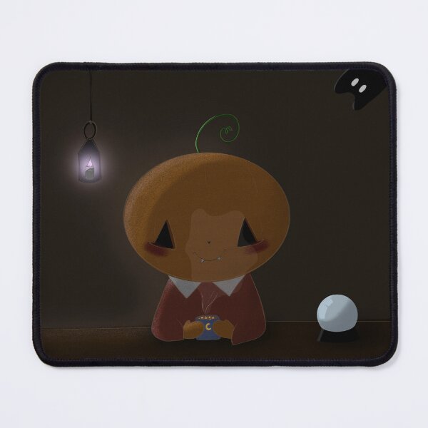 Item preview, Cozy Pumpkin Drinking Cocoa | Cute Halloween Ghost Illustration | Whimsical Autumn Cottagecore Art designed and sold by ☽ Moonroot Cottage ☾.