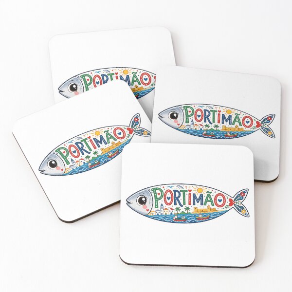 Item preview, Cute Portimão Sardine Folk Art designed and sold by mimiartes.