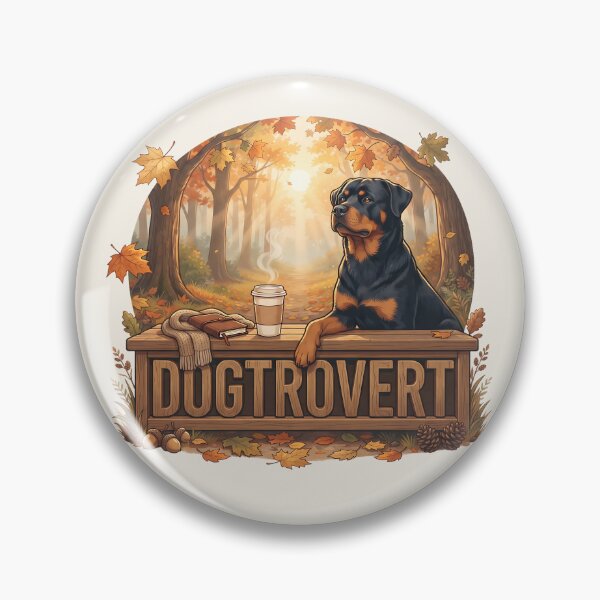 Item preview, Cozy Dogtrovert Rottweiler Autumn Bench designed and sold by MythicCotton.