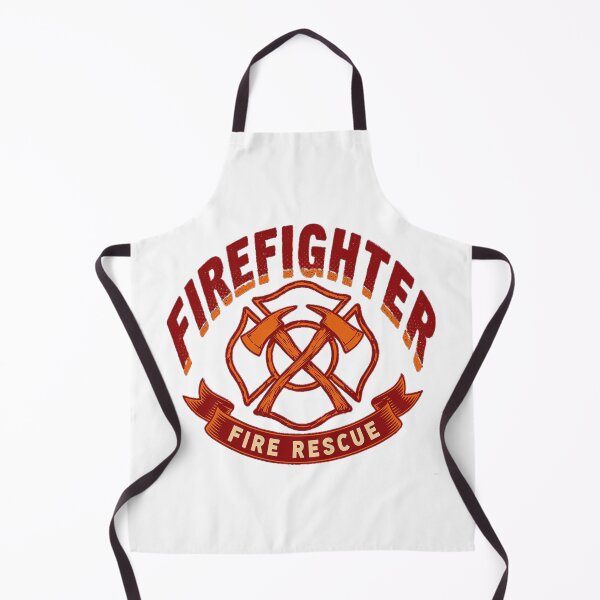 Item preview, Firefighter Fire Rescue Vintage Badge - Retro Maltese Cross Design designed and sold by Barkashow.