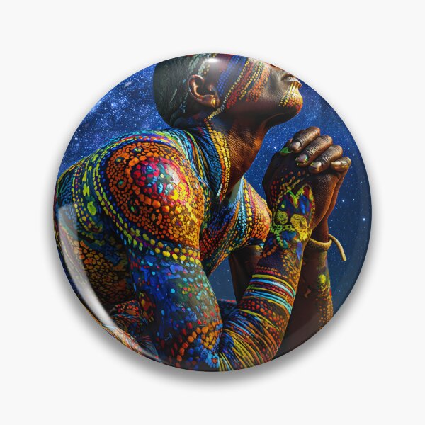 Item preview, Vibrant Cosmic Meditation Under the Stars designed and sold by Artessie.