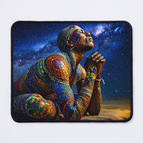 Item preview, Vibrant Cosmic Meditation Under the Stars designed and sold by Artessie.