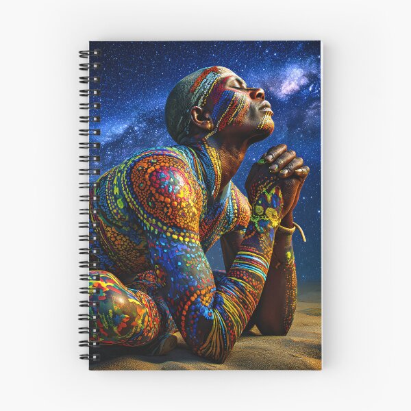 Item preview, Vibrant Cosmic Meditation Under the Stars designed and sold by Artessie.