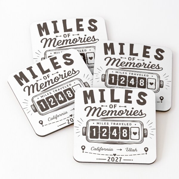 Item preview, Miles Of Memories Road Trip Camper Adventure Design designed and sold by TeeVerse27.