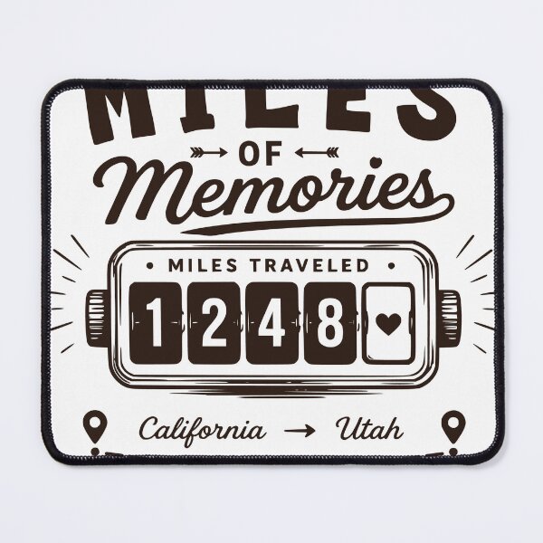 Item preview, Miles Of Memories Road Trip Camper Adventure Design designed and sold by TeeVerse27.