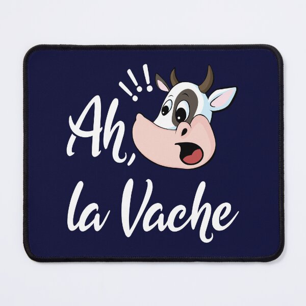 Item preview, Ah La Vache Oh My Cow French Phrase  designed and sold by jaygo.