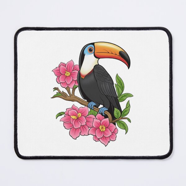 Item preview, Toco Toucan on a Blooming Branch designed and sold by resomrazimkul15.