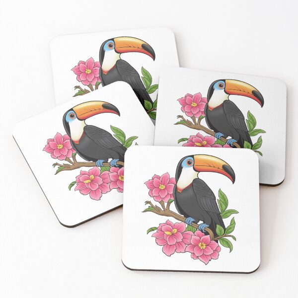 Item preview, Toco Toucan on a Blooming Branch designed and sold by resomrazimkul15.