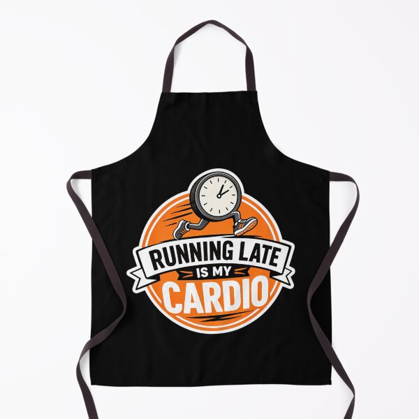 Item preview, Running late is my cardio designed and sold by FreshPixelArt.