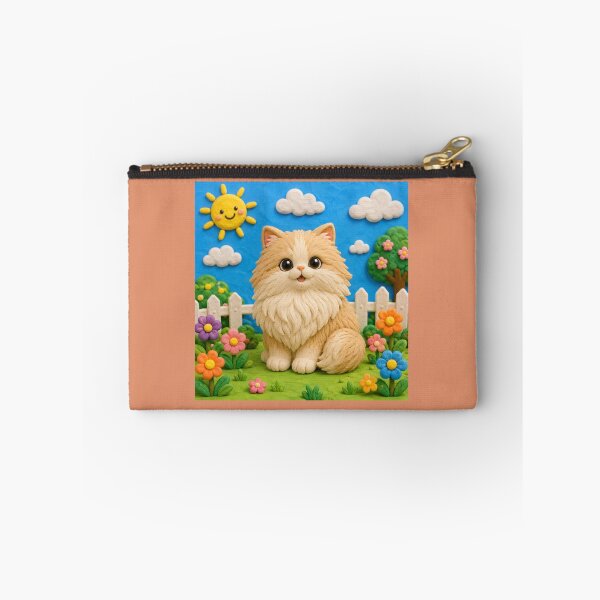 Item preview, Persian cat - clay designed and sold by AcornAndPebble.