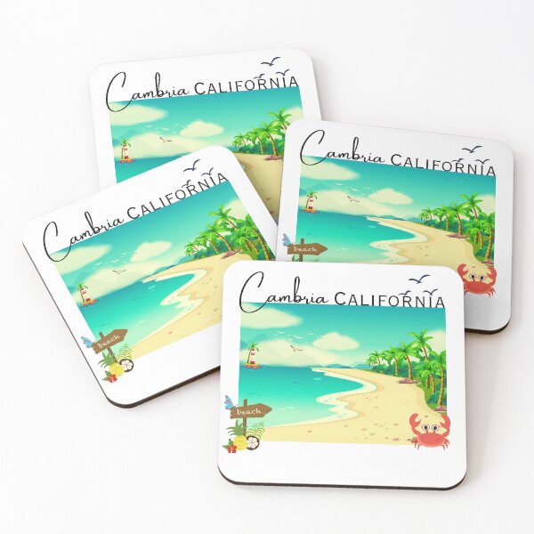 Item preview, Cambria California Beach Sunset Lighthouse Palm Trees designed and sold by DonnaRaine.