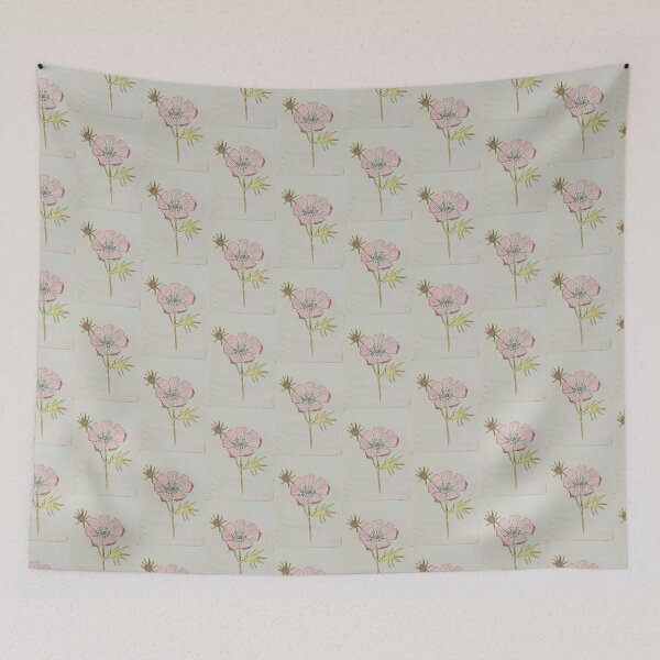 Item preview, pink poppy flower designed and sold by SEAutiful.