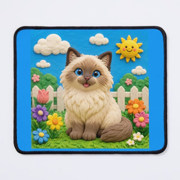 Item preview, Ragdoll cat - clay designed and sold by AcornAndPebble.