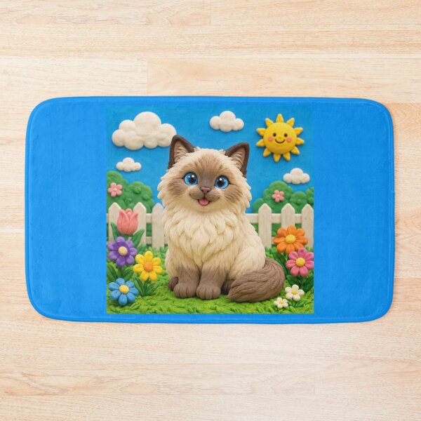 Item preview, Ragdoll cat - clay designed and sold by AcornAndPebble.