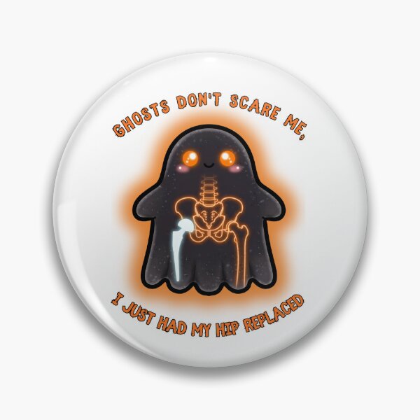 Item preview, Ghosts Don't Scare Me I Just Had My Hip Replaced Ghost Grandma Grandpa designed and sold by Neurospicy Trolls.