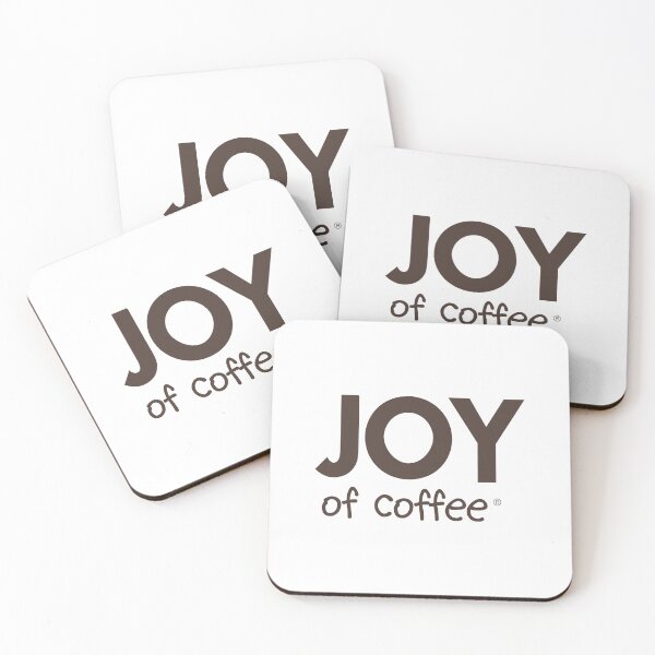 Item preview, Joy Of Coffee Minimalist Brown Typography Logo designed and sold by aglbath.