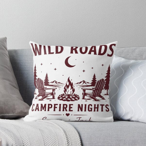 Item preview, Wild Roads Campfire Nights Camping Adventure Design designed and sold by TeeVerse27.