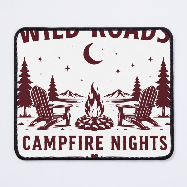 Item preview, Wild Roads Campfire Nights Camping Adventure Design designed and sold by TeeVerse27.
