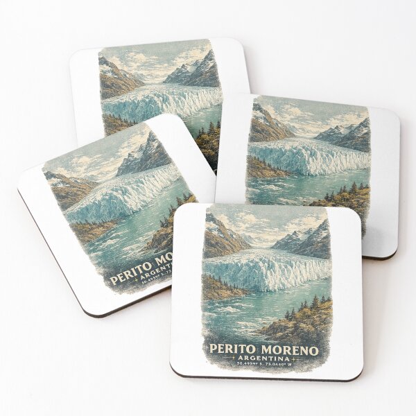 Item preview, Perito Moreno Glacier poster coordinates designed and sold by ChicClicker.
