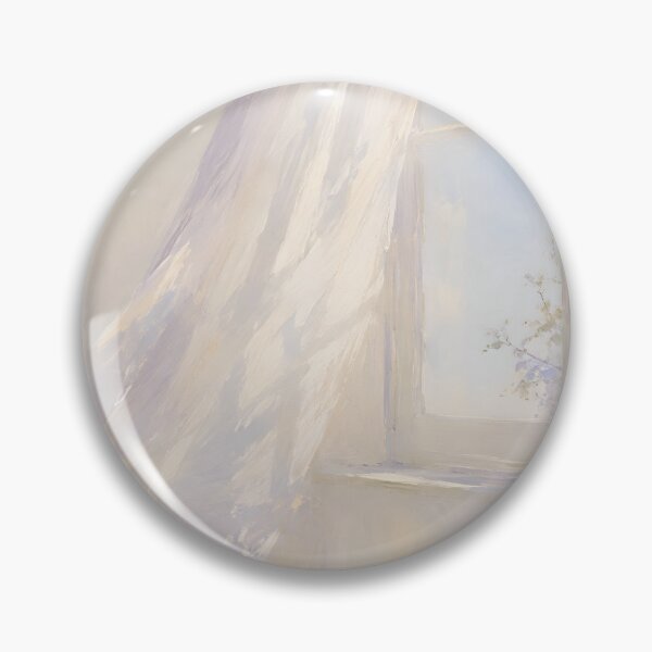 Item preview, Dreamy Sunlit Window and Sheer Curtain – Soft Pastel Cottagecore Wall Art designed and sold by GutyzDesignsES.