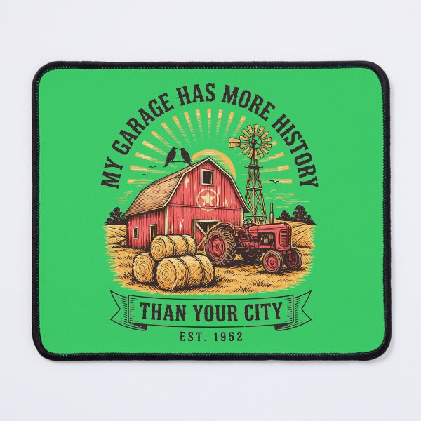 Item preview, Old Barn Farm Machine Vintage Shirt designed and sold by Mahilis.