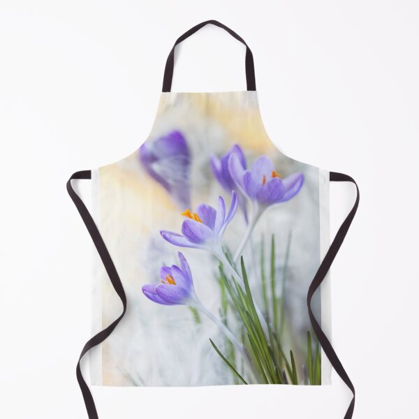 Item preview, Ethereal Spring Crocus: Delicate Purple Blossoms in Foggy Light designed and sold by Catrinann.