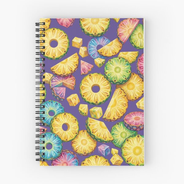 Item preview, Colorful Pineapple Slices Pattern - Tropical Fruit Art designed and sold by Megaera8.