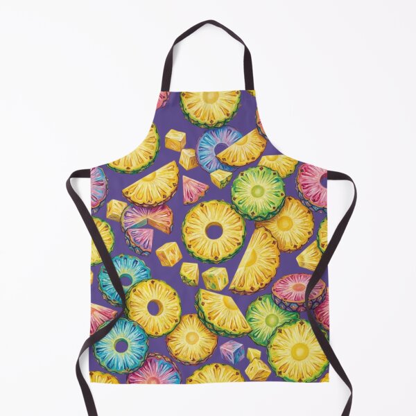 Item preview, Colorful Pineapple Slices Pattern - Tropical Fruit Art designed and sold by Megaera8.