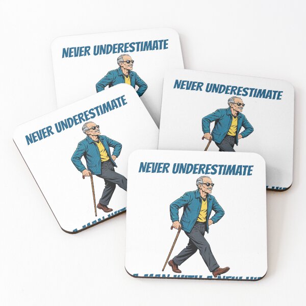 Item preview, Never Underestimate A Man With A New Hip - Funny Hip Replacement Surgery designed and sold by Neurospicy Trolls.