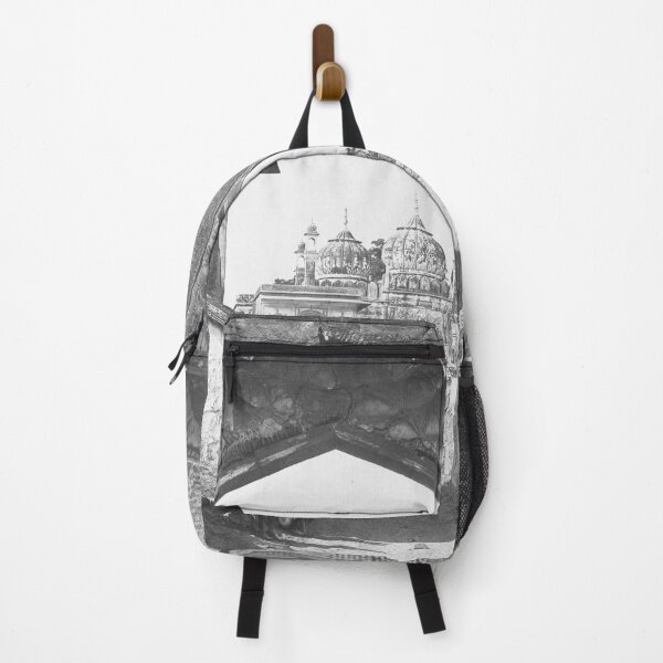 Item preview, 1858 vintage Mosque in the City, Delhi, India landscape fine art black and white photograph by Felice Beato designed and sold by Astrid Arkhangelsky.