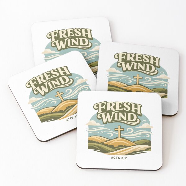 Item preview, Fresh Wind Christian Cross – Acts 2:2 Bible Verse  designed and sold by stylishdzign.