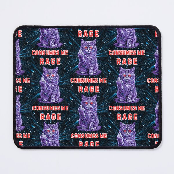 Item preview, Rage Consumes Me Cat  designed and sold by WoodburyLake.