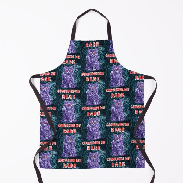 Item preview, Rage Consumes Me Cat designed and sold by WoodburyLake.