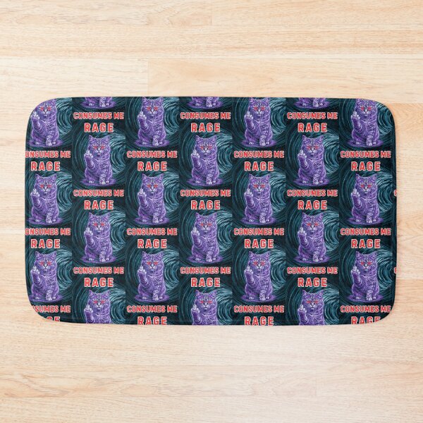 Item preview, Rage Consumes Me Cat  designed and sold by WoodburyLake.