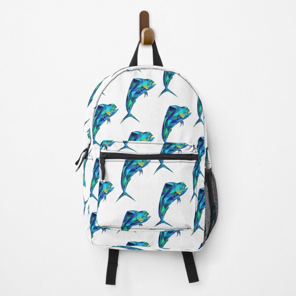 Item preview, Geometric mahi fish colorful modern ocean design designed and sold by olenapetol.