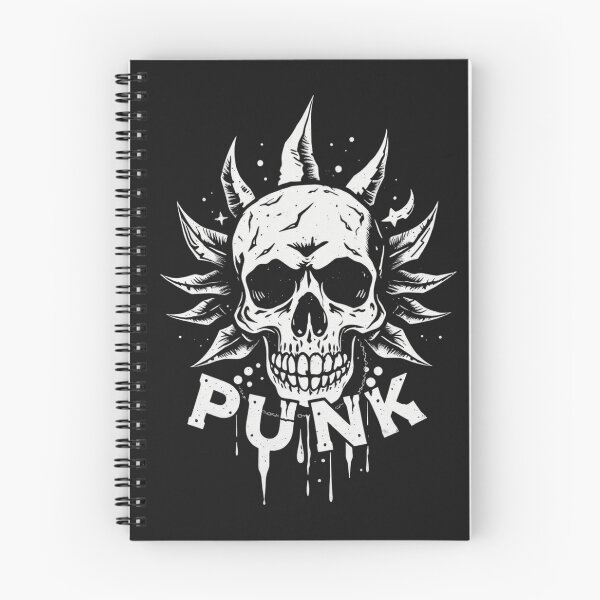 Item preview, Hardcore Punk Rock Mohican Skull Graphic designed and sold by ERODED SELF.
