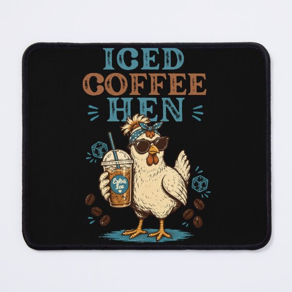 Item preview, ICED COFFEE HEN designed and sold by WesWay.