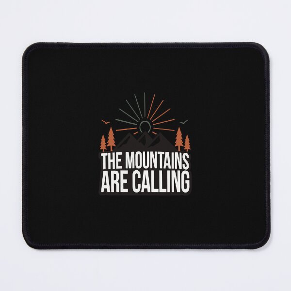 Item preview, The Mountains Are Calling Vintage Hiking Typography Shirt designed and sold by Daily Mood Tees.