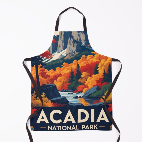 Item preview, Acadia National Park Autumn USA Vintage Travel Tourism designed and sold by TravelersGems.