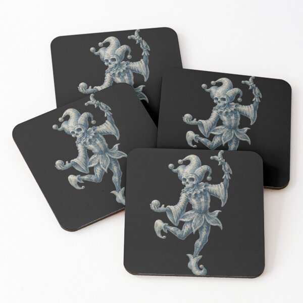 Item preview, Ghost Jester Skeleton  Medieval Skull Court Fool  Dark Fantasy  designed and sold by ZOHRR.