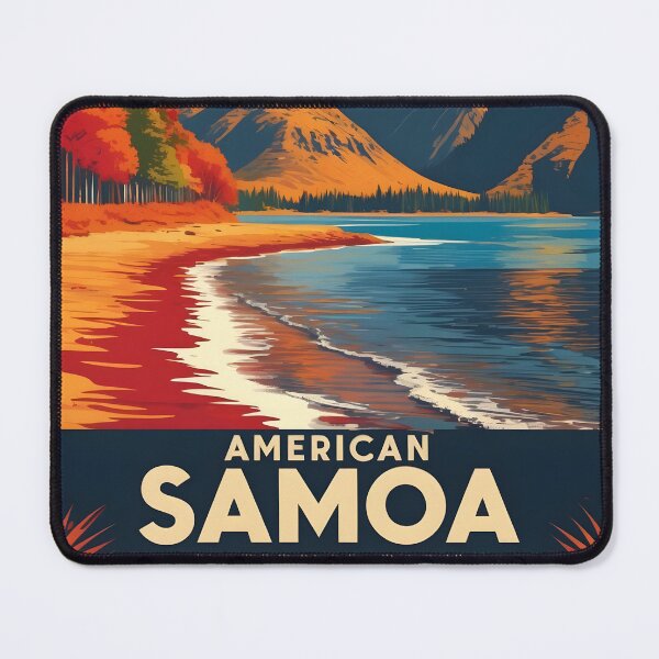 Item preview, National Park of American Samoa Autumn USA Vintage Travel Tourism designed and sold by TravelersGems.