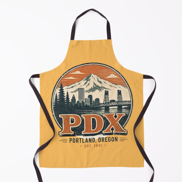 Item preview, PDX Portland emblem with Mount Hood and bridge designed and sold by Rue Design Company.