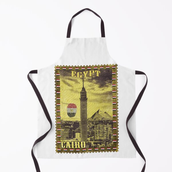 Item preview, Cairo Egypt Vintage Postage Stamp | Cairo Tower & Pyramids Skyline designed and sold by Youngkev-arts.