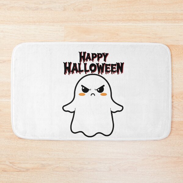 Item preview, Cute Angry Ghost Happy Halloween Sticker designed and sold by     Sela Art .